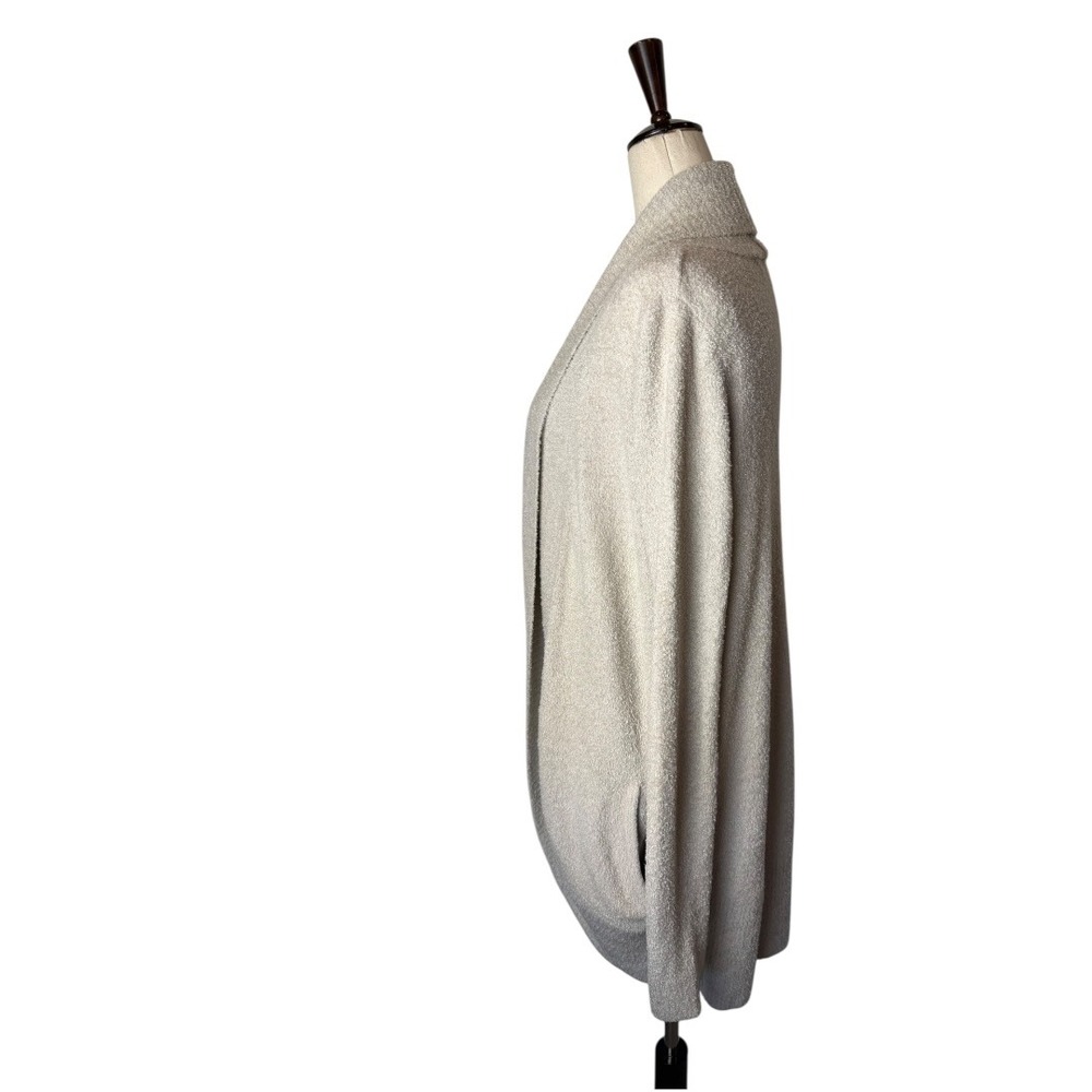 Barefoot Dreams Sweater Women Small Beige Bamboo Chic Lite Circle Cardigan Cozy - Picture 4 of 12